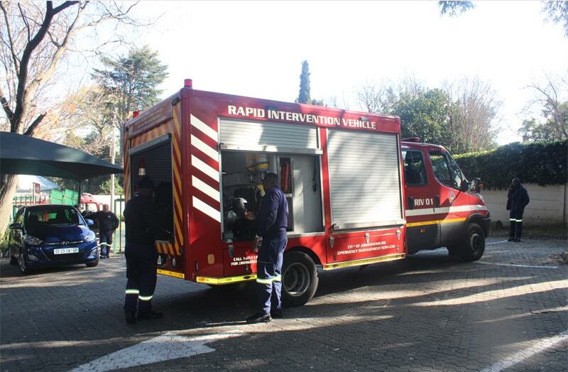 : COJ EMS rapid intervention vehicle on June 2, 2026. Photo: Asanda Matlhare