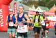 Debbie Ivins is running to the final line during the 2026 Marathon on June 14 2026. Photo: Supplied