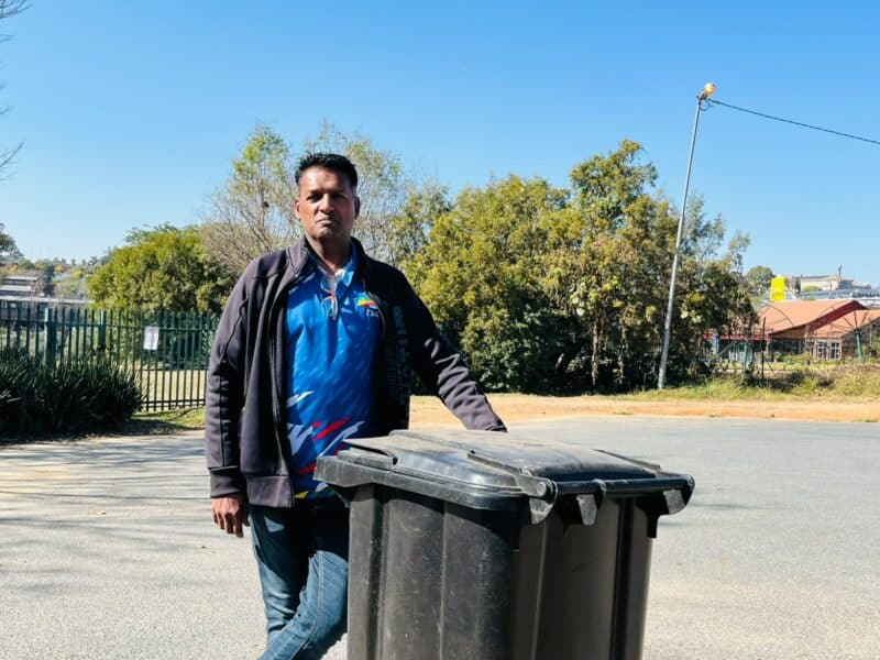 Ward 93 councillor Vino Reddy addresses growing waste collection concerns amid ongoing Pikitup operational challenges on July 2, 2026.