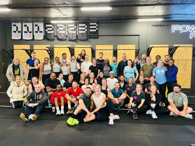Members of CrossFit Rising Oak come together to prove that when a community works out together, they can give back together. Photo: Ditiro Masuku