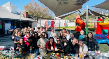 Dainfern Golf Estate residents volunteered their time to fill 500 Jars of Love for Mandela Day on July 18, 2026. Photo: Ayanda Ntshingila