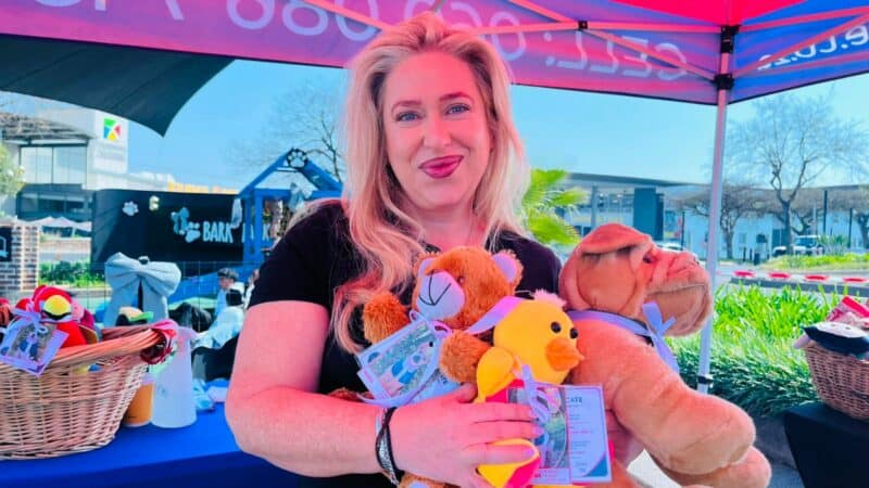 Tail wags, winter sunshine, and generous hearts filled Fourways Crossing as Woodrock Animal Rescue's Christmas in July market reminded the community that the greatest gift is a second chance.