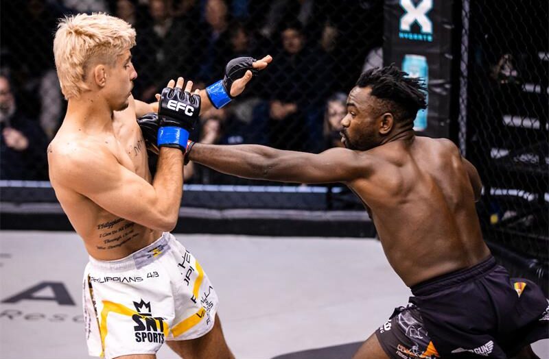 Lecture Gumbi says he remains positive and ready to return after a first-round submission loss to rising prospect Coenie Lamprecht in the hexagon