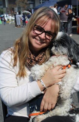Penny and Sushi McNamara enjoy themselves at the event. Photo: Ditiro Masuku