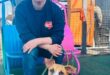 Rachel Smith and her puppy Chico during the Christmans in July event at Fourways Crossing on July 25, 2026. Photo: Ditiro Masuku