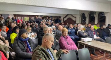 Douglasdale community members during the public meeting with JW at Norscot Manor Recreation Centre on August 3, 2026. Photo: Ayanda Ntshingila