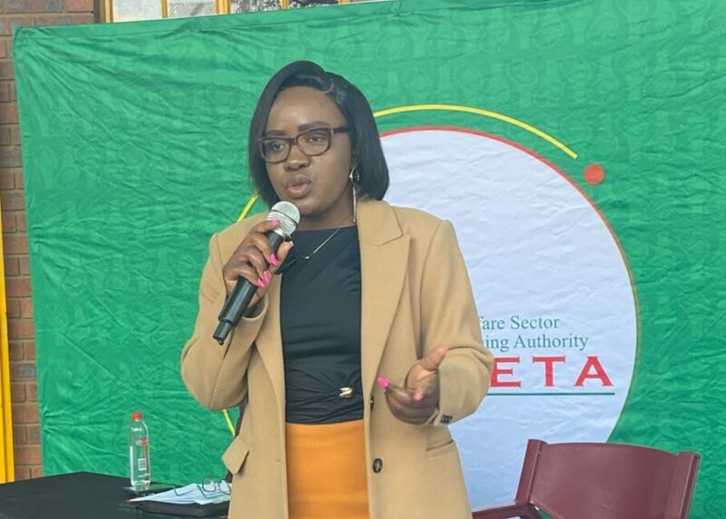 Tintswalo Mathebula shares her story of how HWSETA played a big role in paying for her fees on August 14,2026. Photo: Reitumetse Gugushe
