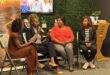 MC Thoriso Moeng, Dineo Tsoai, Zandile Sithole and Jessica Tshabalala during the launch of Gadifele Moeng’s Redeem Your Confidence. Photo: Ditiro Masuku