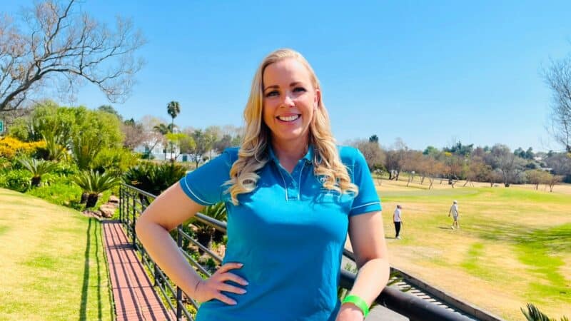 Meg Harvey at Dainfern Golf Estate, where golfers gather to raise funds to help animals in impoverished communities on August 20, 2026. Photo: Ditiro Masuku