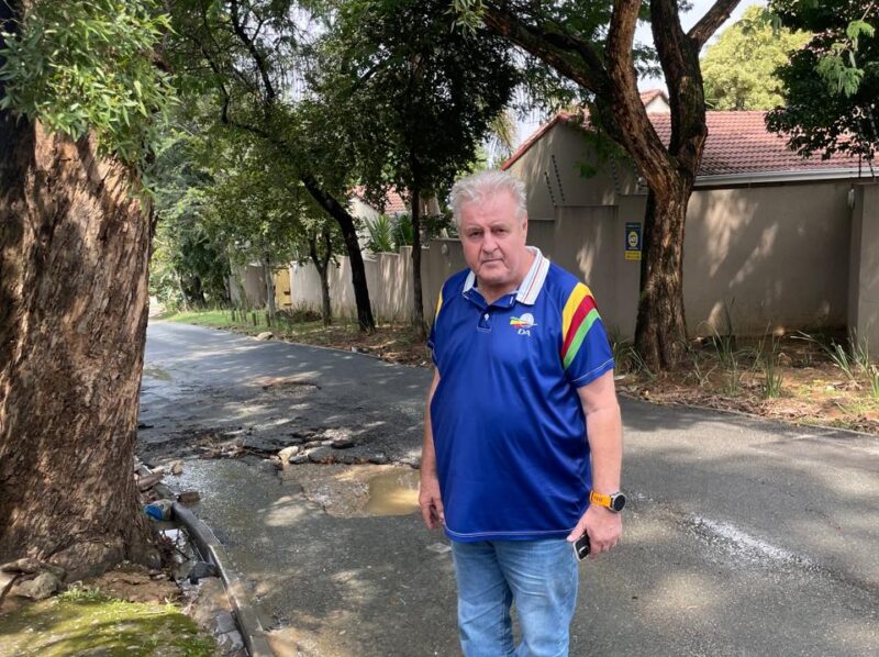Ward 115 councillor Mark van der Merwe says mounting service-delivery problems across the ward are being worsened by what he describes as severe financial constraints facing the City of Johannesburg.