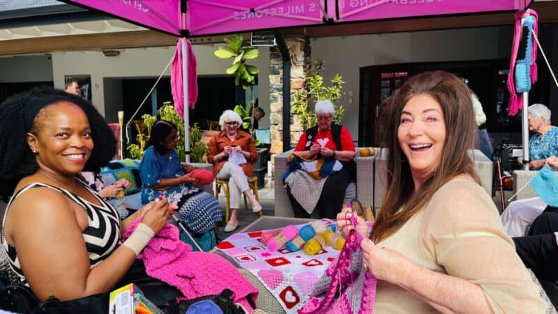 Crafters from across local suburbs can now access free wool and materials every Wednesday to support Mandela Day initiatives.