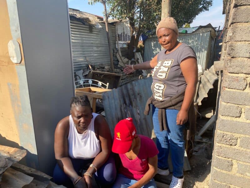 Sophy Shai, Snokwethu Ndlovu and Nontlantla Sedise. Photo: Reitumetse Gugushe