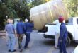 The Jojo tank that was donated to the Norscot Manor heritage site by good Samaritans on May 29, 2026. Photo: Ditiro Masuku