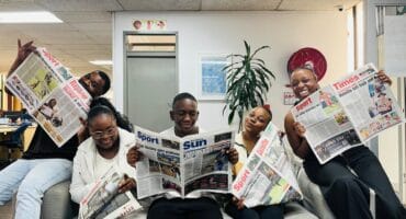 Kabelo Maluleka, Duduzile Khumalo, Nkazimulo Ncube, Asanda Matlhare, and Neo Phashe share some of the moments and lessons that have shaped their work in community news on September 28, 2026. Photo: Ditiro Masuku