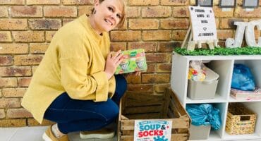 Junior College Fourways principal Aimee Shaw encourages parents and community members to support the school’s latest donation drive by contributing Cup-a-Soup and socks for young learners at its partner school on October 01, 2026. Photo: Ayanda Ntshingila