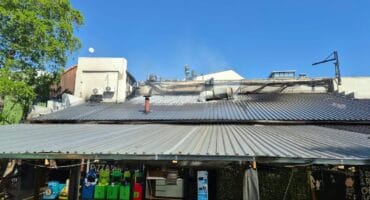 Three-quarters of Lonehill Shopping Centre is operational again following a fire at The Braai Room on October 25. Photo: Supplied