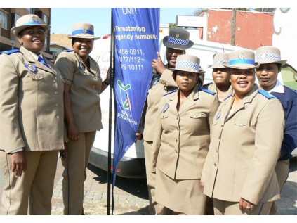 The EMPD women officers who organised the event.
