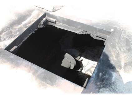 The shaft in which the dead man's body was found.
