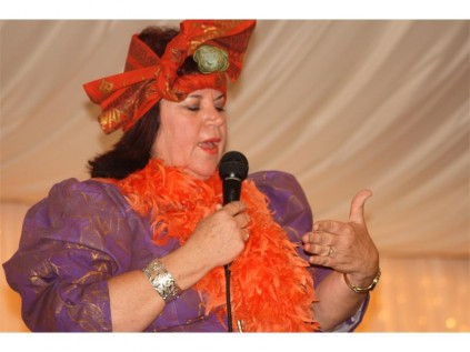 Motivational speaker Elsabe Aldrich wowed the audience during the ladies tea held at Summerplace.