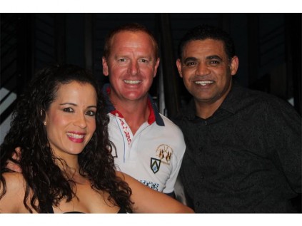 From left: Hayley Henry, Gavin Taylor and Cheslyn Henry.