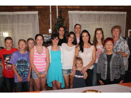 Members of the ladies prayer group.