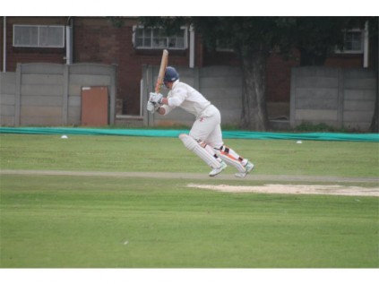 Batting prodigy Ruan du Preez of CBC Old Boys smashed 126 runs against Boksburg in the local derby. (December)