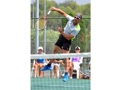 Simon Edmonds at the Gauteng East Seniors Tournament.