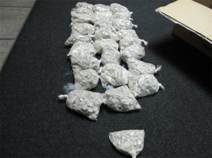 R250 000 worth of Mandrax were found at a local courier company on February 11.