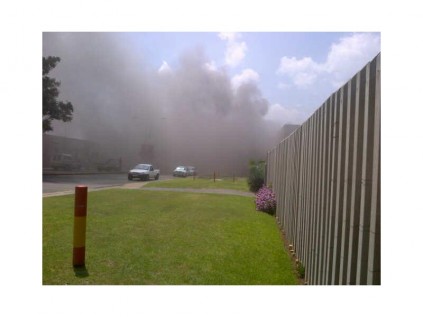 All residents managed to escape the blaze unhurt, after the alleged drug and prostitution house on 103 Cason Road was burnt down on Friday, February 14.
