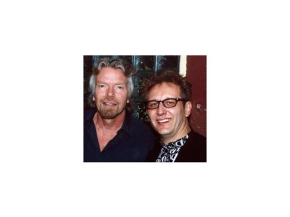 Richard Branson with Danny de Wet.