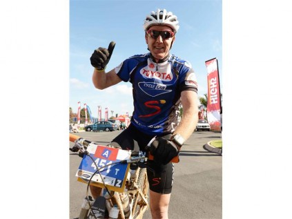 Boksburg's own Allen Mee won the Mountain Bike Classic.