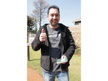 Miguel dos Santos (Westwood Primary, Ward 22): "If I don't vote, then I have no reason to complain. My vote will make a difference."