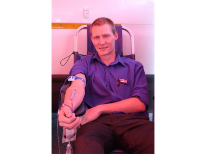 Jacques Geyer is doing his part to help save a life.