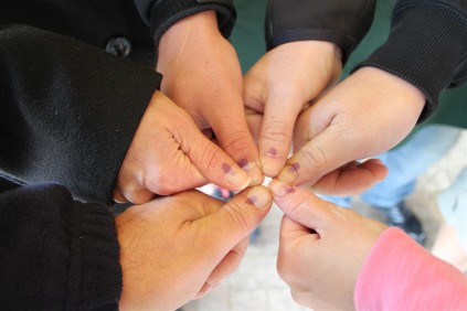 Residents were queuing up since early Wednesday morning at Laerskool Concordia to cast their vote. 
