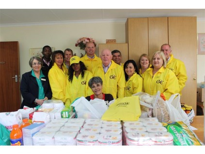 The Gerald Grose Estates team collected a varied amount of much-needed items during their 'Grosery Drive' for the Cosmos Retirement Village. Seen in the picture are the staff from Gerald Grose Estates and Cosmos Retirement Village.