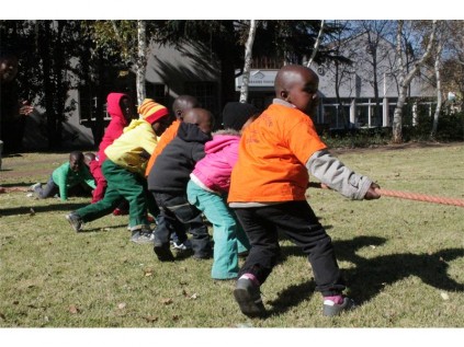 All the children enjoyed themselves on the day.