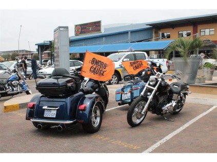 Parade riders were able to view the new 2015 Harley-Davidson models at each dealership after the parade.