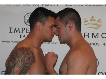 Kevin 'KO Kid' (left) and Johnny 'The Hurricane' Muller (right) are set to give fans a historical battle.