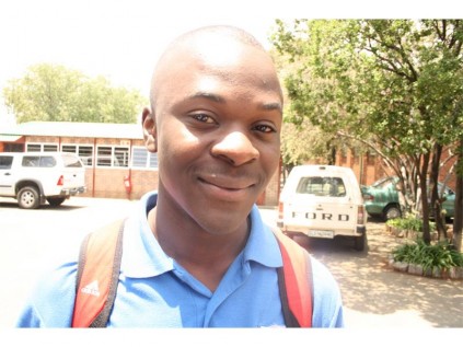Balmoral College head-boy Lester Baloyi.