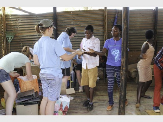 The primary goal of the project was to work with the local community to build a working library and resource centre.