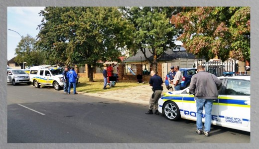 EMPD and SAPS officers on scene.