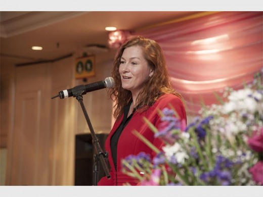 Carnival City's general manager, Annemie Turk, delivered a speech at the Women’s Day high tea, at Carnival City.