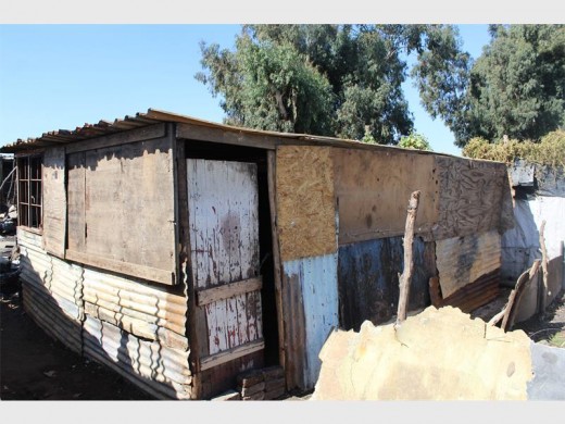 The family's shack has been rebuilt.