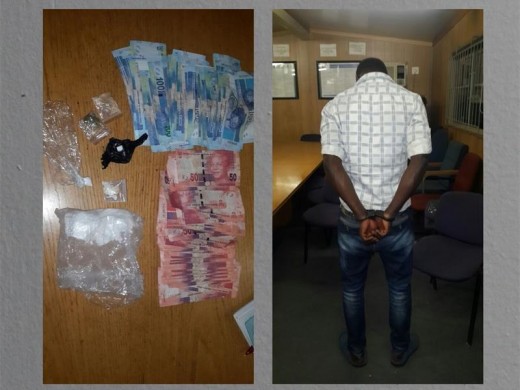 The 35-year-old suspect arrested for drug dealing.