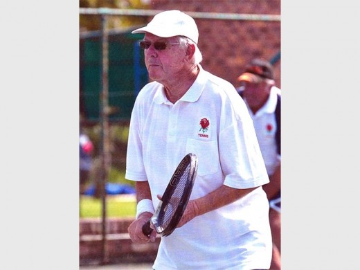 Parkrand Tennis Club's men’s 75+ skipper George Rough.