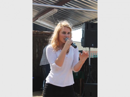Charlene entertained the crowd at the Amistad MC charity event.