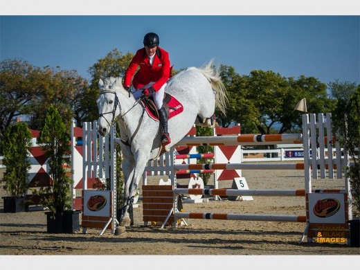 Barry Taylor riding Nissan Counter Attack, on which he’ll be competing in the SA Derby, from September 28 to October 2. Photo by: TB Images