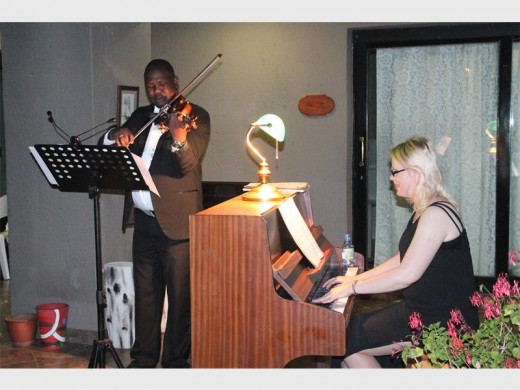 Classical violinist Pascali Mokadi (left) and classical pianist Cerys Grant performed a soirée with classical music, in an effort to raise funds for their community project, which will serve as a way to introduce classical music to children living in underprivileged areas.