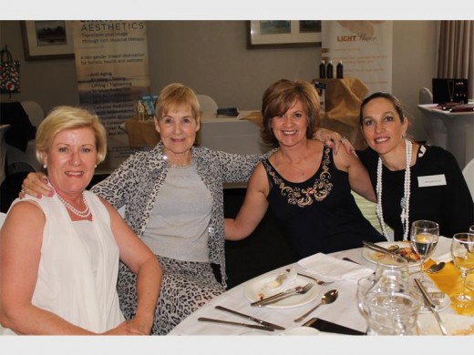 Some of the women who attended the East Rand Business Women October meeting; They are (from left): Deryl Richardson, Dixie Waring, Chrisse Lessing and Madeleine Colling.