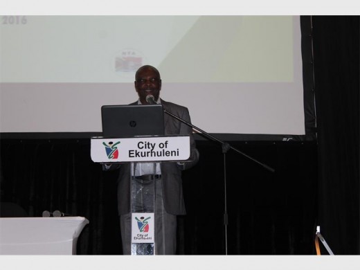 Secretary of Santaco Ekurhuleni Region Bhuti Mahlangu.